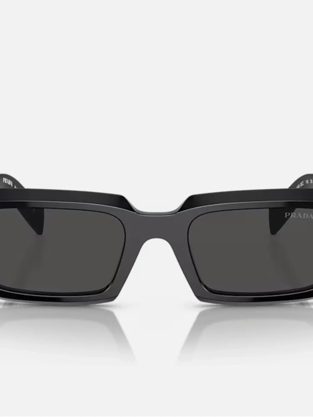 Prada Black Rectangular Sunglasses